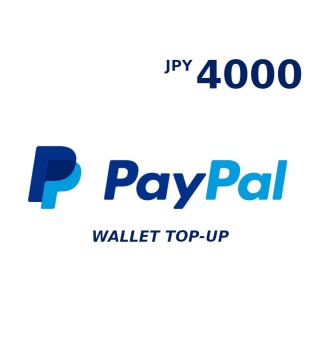 PayPal Wallet JPY 4000 Top Up Key GLOBAL